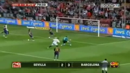 Sevilla - Fc Barcelona Liga Football Video Highlights 