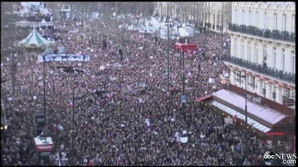 Солидарност! Почти 4 млн. французи на ''похода на солидарността'' в Париж!