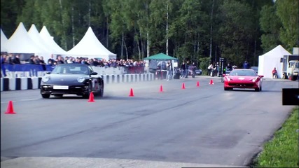 Ferrari 458 italia vs porsche 911 turbo