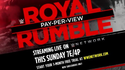 Don't miss the Men's and Women's Royal Rumble Matches this Sunday