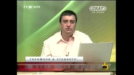 Господари на ефира 09/07/2009 Смях със прическата на Теодор Ангелов от Скат.