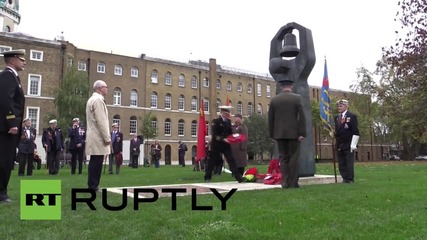 UK: Arctic Convoy vets pay respects to Red Army at London's Soviet War Memorial