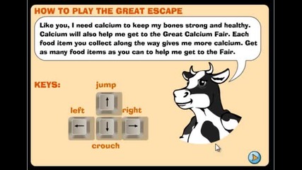 Крава Беглец Ниво 1 - Игра