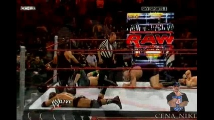 John Cena & The Undertaker vs Dx vs Jeri - Show - Raw - 16/11/09 |част 2| 
