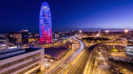 Midnight Barcelona - Timelapse