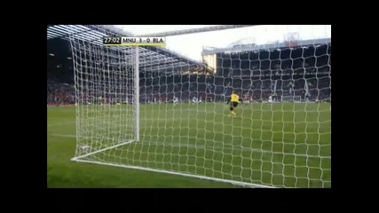 Манчестър Юнайтед - Блекбърн 3 - 0 гол на Бербатов