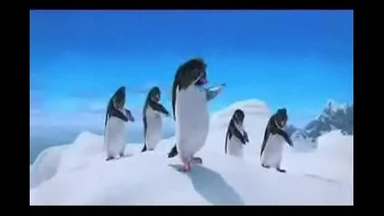 Пингвин изпълнява класическа мелодия