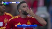 Няма милост: Дани Карвахал вкара трети гол за Испания срещу Хърватия (видео)