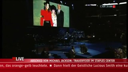 Michael Jackson Funeral - Usher sings Gone Too Soon