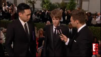 2011 Golden Globes Justin Bieber 