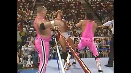 The Hart Foundation vs The Brainbusters Summerslam part1