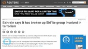 Bahrain Breaks Up Shi'ite Terrorist Group