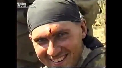 Руски войник с куршум в главата