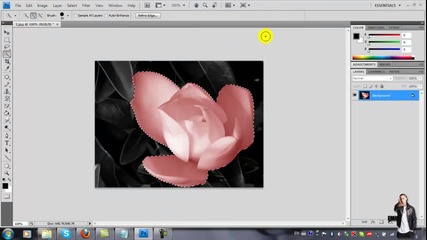 Как да оцветим черно - белите снимки с Photoshop Cs4 