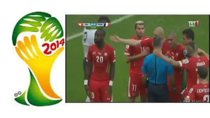 Група Е Швейцария - Франция 2:5