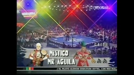 Cmll Mistico (sin Cara) Vs Mr Aguila (essa Rios) Part 1