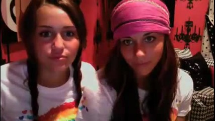 Miley and Madndy show Wake up America