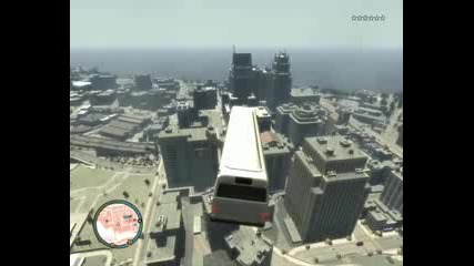 Gta 4 - Летящ Автобус