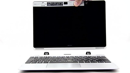 Лаптоп с откачащ се дисплей