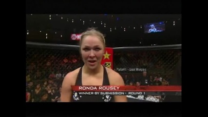 Ronda Rousey vs Julia Budd .