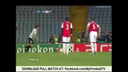 Udinese 1:2 Arsenal
