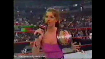 Raw 10. 07. 2000 Stephanie is The Women Champion