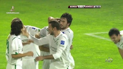 Bursaspor 1 - 0 Denizli 22.03.10 H - D Ozan Ipek Gol 
