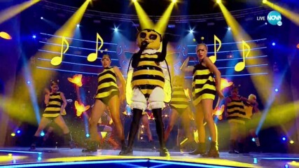 Пчелата изпълнява „Tears ” на Clean Bandit | „Маскираният певец”
