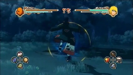 Naruto Shippuden Ultimate Ninja Storm 2 Tobi vs Minato