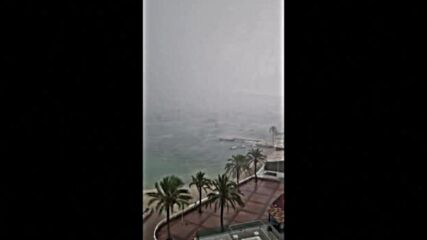 Силна буря удари Палма де Майорка