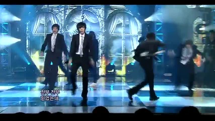 X-5 - The Show Is Over ~ Inkigayo (01.05.11)
