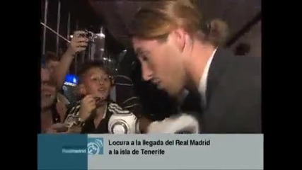 Реал Мадрид пристигна в Тенерифе. 