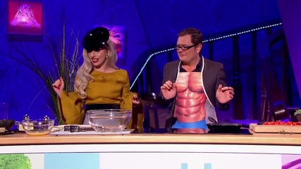 Cooking with Lady Gaga on Alan Carr Chatty Man 720p
