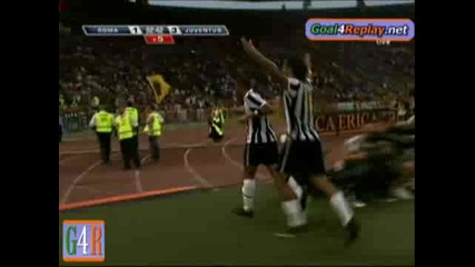 Roma - Juventus 1 - 3 Goal na Felipe Melo
