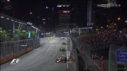 Ф1 - Катастрофата на Шумахер в Сингапур 2012 - Sky Sports F1