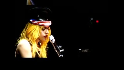 Lady Gaga - Born This Way (live;cover) - Monster Ball Tour 2011 - Columbus 