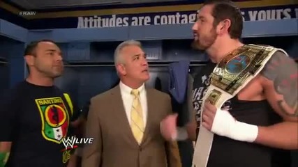 Santino Marella vs Wade Barrett Internacional Barett Winer
