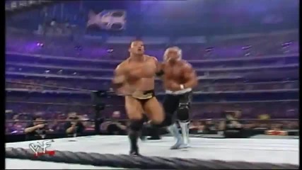 Скалата срещу Хълк Хоган Wrestlemania 18 2/3 Hq