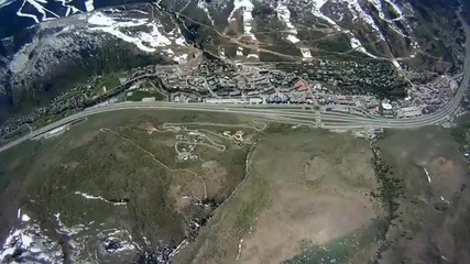Скачане с парашут с Gopro