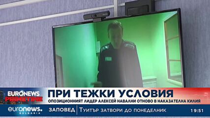 Опозиционният лидер Алексей Навални отново в наказателна килия