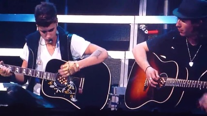 Justin bieber - Be alright,fall,cry me a river Boston ma Believe tour