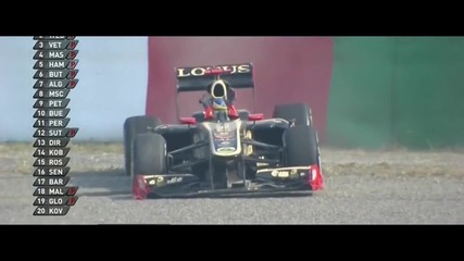 F1 Гран при на Япония 2011 - Senna се завърта Fp2 [onboard]