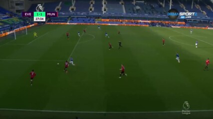 Евертън - Манчестър Юнайтед 1:2 /първо полувреме/