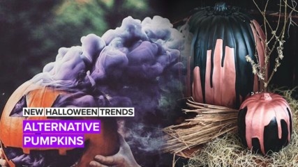 New Halloween Trends! Alternative pumpkin decor