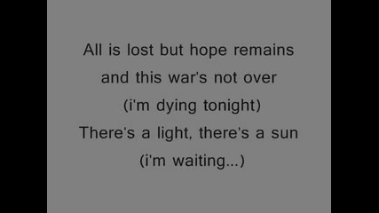 [rt] Trading Yesterday - S H A T T E R E D (lyrics)
