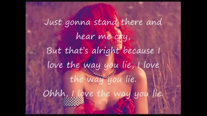 Love The Way You Lie Part 2 - Rihanna (ft eminem) [lyrics on screen] Vbox7