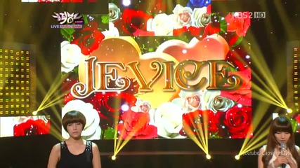 (hd) Jevice ft. Yura - I'll love ~ Music Bank (24.08.2012)