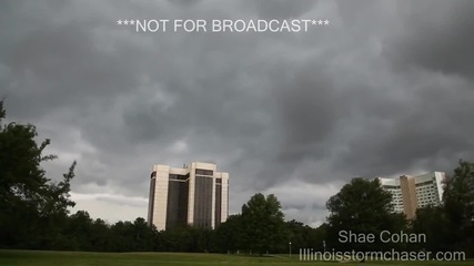 Time lapse - облаците в Макомб, Илинойс