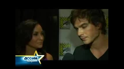 Access Hollywood The Vampire Diaries Cast Comic - Con 2009