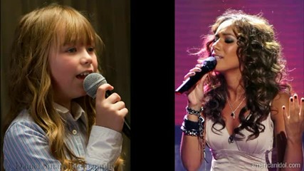 Connie Talbot and Leona Lewis - Footprints in the sand -